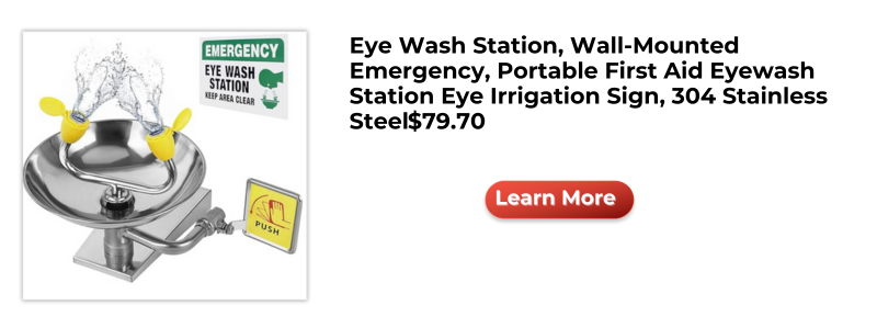 Eye Wash Station Image of eye wash station priced at $79.70